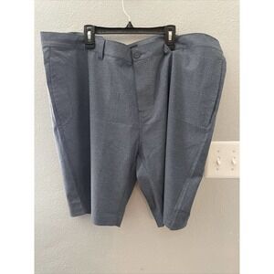 Travis Mathew Grommet Blue Check Performance Stretch Men’s Shorts Size 42 NWT